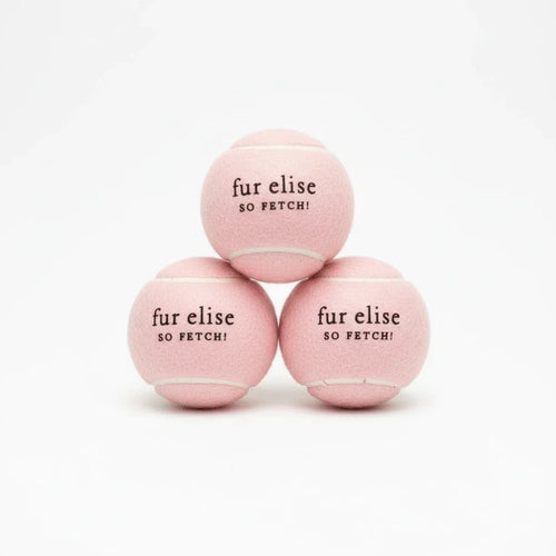 So Fetch! Tennis Balls Pack of 3 - Blush