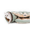 Collapsible Removable Cat Tunnel Tube With Cat Bed Set