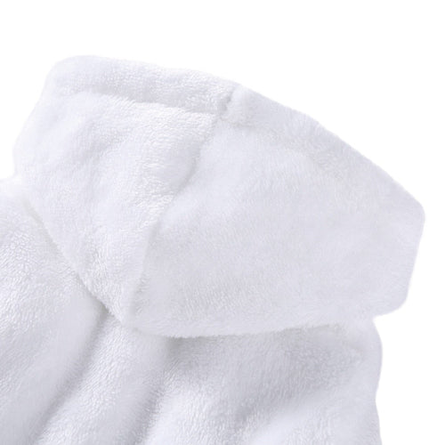 Luxury Soft Pet Dog Puppy Hooded Bathrobe