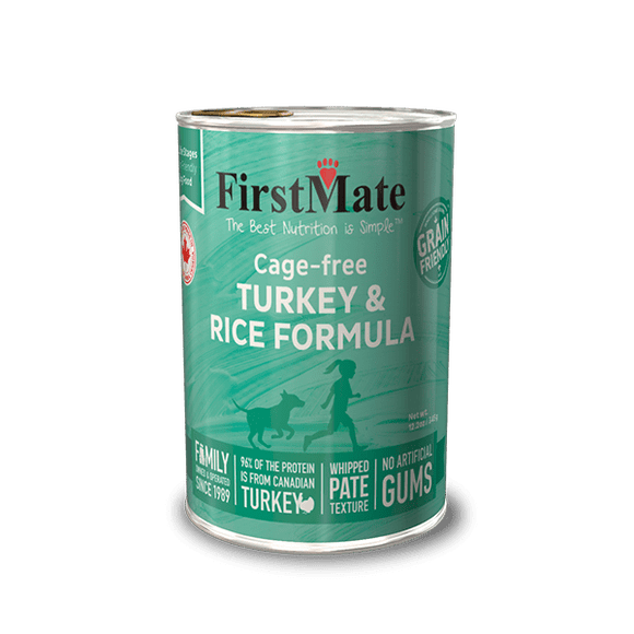 FirstMate Pet Foods Cage-free Turkey & Rice Formula for Dogs Canned Dog Food