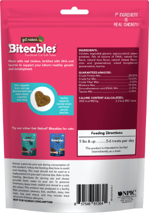 Get Naked® Biteables® Kitten Health+ Functional Soft Treats Seafood Medley