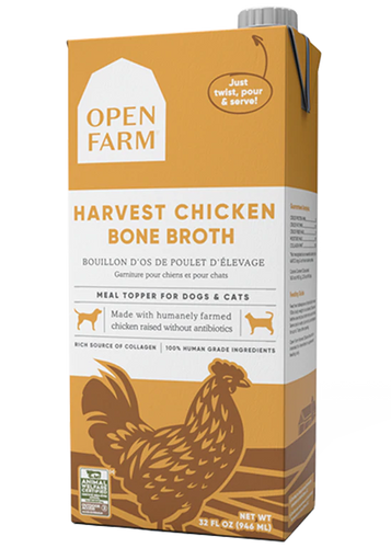 Open Farm Harvest Chicken Bone Broth - Garden State Pet Center