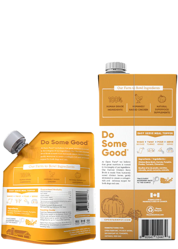 Open Farm Harvest Chicken Bone Broth - Garden State Pet Center