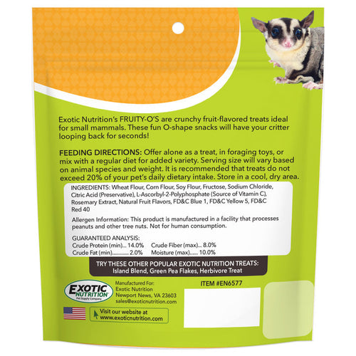 Exotic Nutrition Fruity-O's Treat