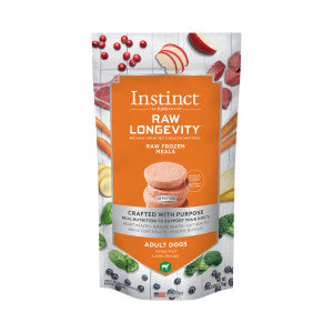 Nature's Variety Instinct Raw Longevity Adult Frozen Lamb Patties Dog Food