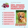 Coco Therapy Coco-Milk Bones Red Velvet Biscuit - Organic Coconut Treat for dogs