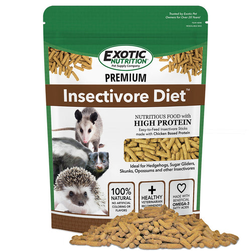 Exotic Nutrition Premium Insectivore Diet Sugar Glider & Hedgehog Food