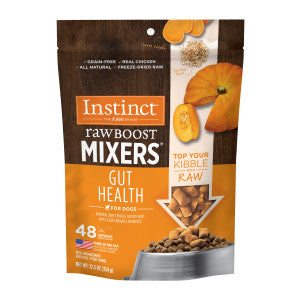 Instinct Grain Free Freeze Dried Raw Boost Mixers Gut Health Recipe Dog Food Topper