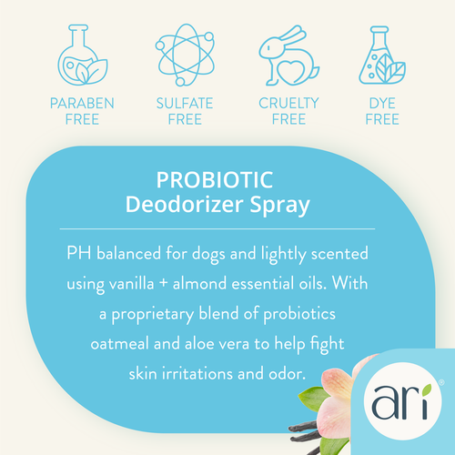 Health Extension ARI Probiotic Deodorizer Spray – Vanilla + Almond