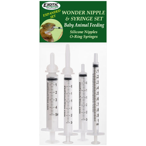 Exotic Nutrition Wonder Nipple & Syringe Set