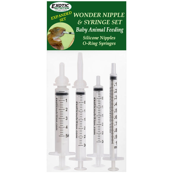 Exotic Nutrition Wonder Nipple & Syringe Set