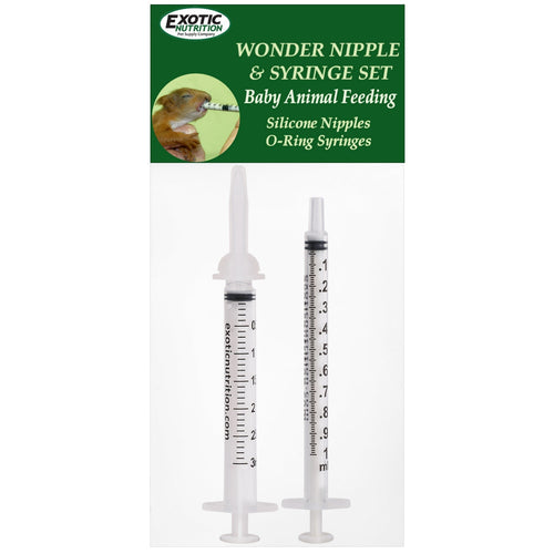 Exotic Nutrition Wonder Nipple & Syringe Set