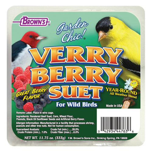 F.M. Brown's Garden Chic!® Verry Berry Suet Cake