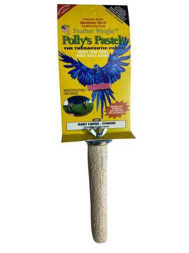 Polly's Pet Products Pastel Baby Bird Perch Large