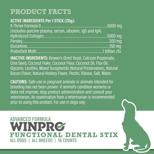 Winpro Functional Dental Stix for Dogs