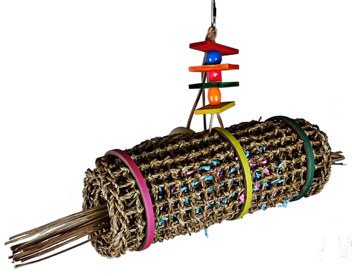 A& ECage Happy Beaks Vine Mat Roll Bird Toy