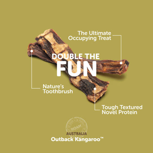 Roam Flavor Rich™ Roam® Roo In Two™ Dog Treats