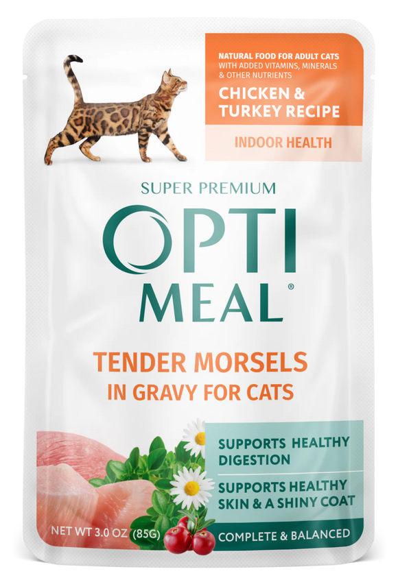 Optimeal® Chicken & Turkey Tender Morsels In Gravy For Adult Cats