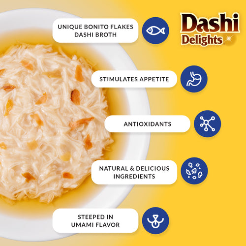 Inaba Dashi Delights Chicken with Cheese Recipe Cat Treats