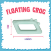 Snugarooz Floating Croc Dog Toy