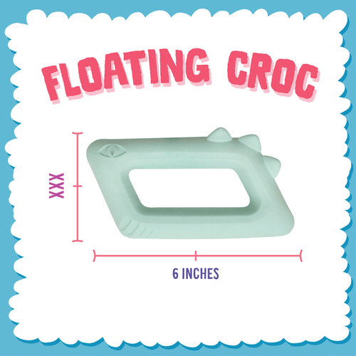 Snugarooz Floating Croc Dog Toy