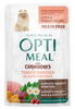 Optimeal Liver & Turkey Tender Morsels In Aspic for Adult Dogs
