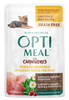 Optimeal Chicken & Beef Tender Morsels In Savory Sauce for Adult Dogs