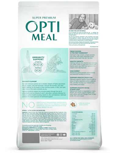 Optimeal Chicken & Rice for Kittens