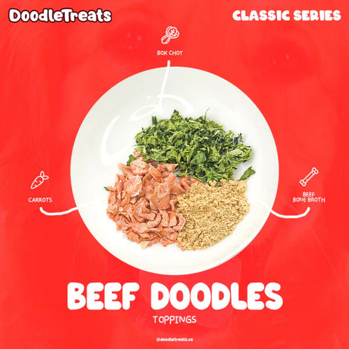Doodle Treats Beef Doodles for Dogs & Cats