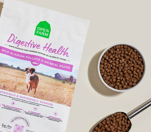Open Farm Pollock & Oatmeal Digestive Health Dog Kibble - Garden State Pet Center