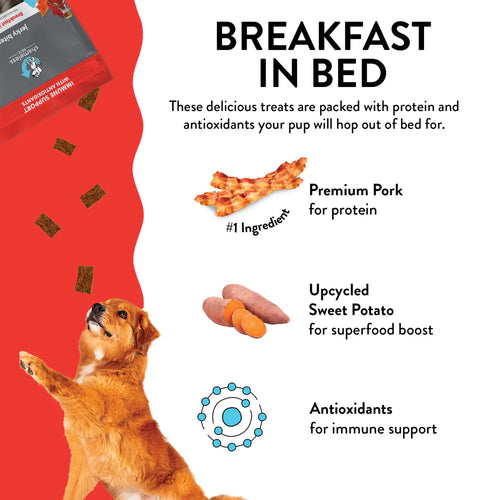 Shameless Pets Breakfast in Bed Jerky Bites For Dogs