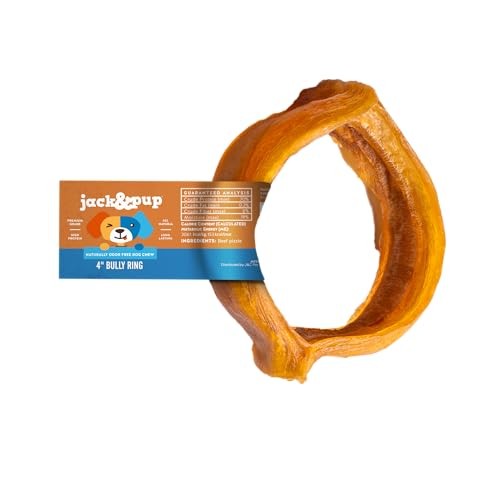 Jack&Pup Bully Rings Dog Treat