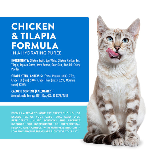 Weruva Wx Phos Focused Lickable Chicken & Tilapia Cat Treat