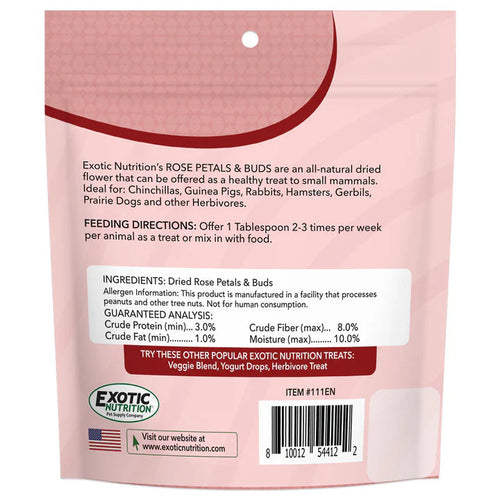 Exotic Nutrition Rose Petals & Buds Treat