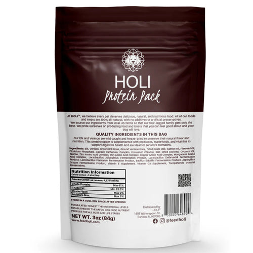 HOLI Elk & Venison Dog Food Topper