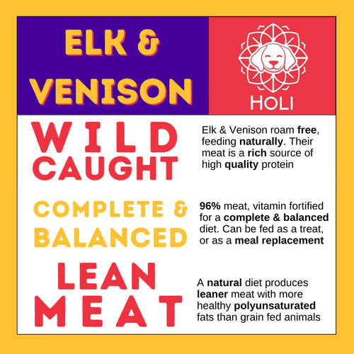 HOLI Elk & Venison Dog Food Topper