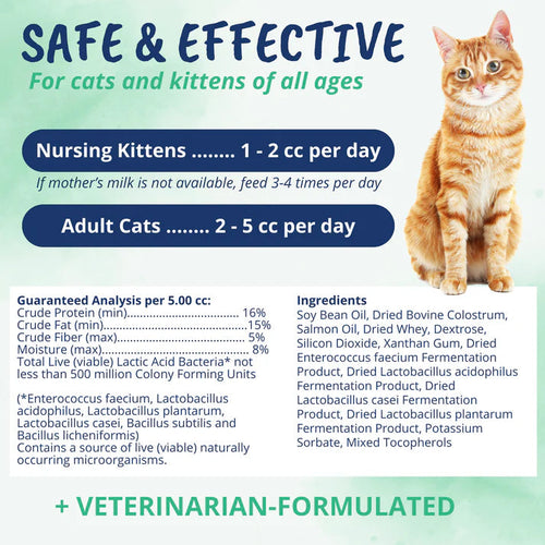 Under the Weather Pet 3-in-1 Vital Colostrum Gel for Cats