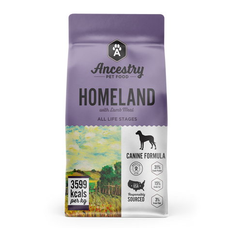 Health Extension Ancestry Homeland With Lamb Meal Dog Food