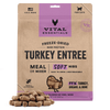 Vital Essentials Freeze-Dried Raw Protein Turkey Soft Nibs Meal or Mixer Cat Food