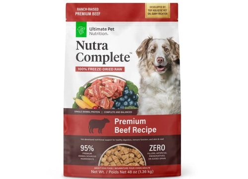 Ultimate Pet Nutrition Nutra Complete™ Premium Beef 100% Freeze-Dried Raw Adult Dog Food