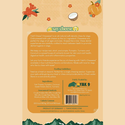Yak 9 Cheweese Chuurros Dog Treats