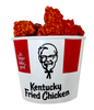 Ethical Pet Spot Kentucky Fried Chicken Vinyl Chicken Bucket Dog Toy