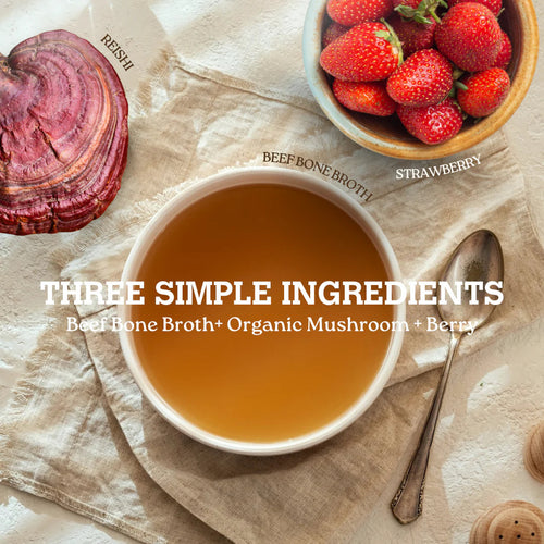 Charmy Pet Reishi & Strawberry Mushroom Bone Broth for Dogs & Cats