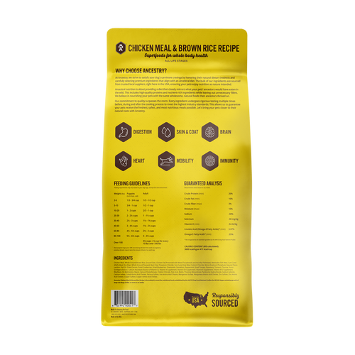 Health Extension Ancestry Chicken Meal and Rice Dry Dog Food