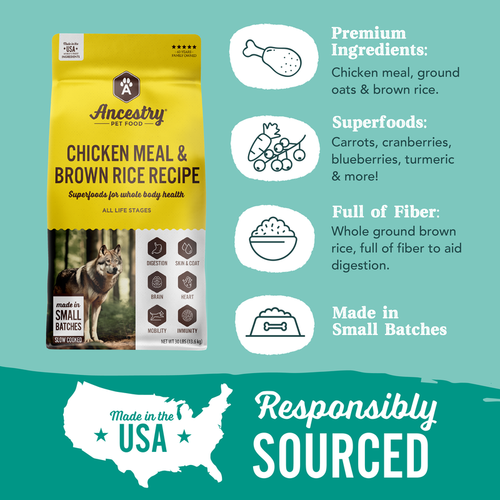 Health Extension Ancestry Chicken Meal and Rice Dry Dog Food