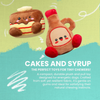Snugarooz Pancake & Syrup Plush Duo Dog Toy