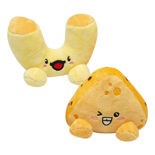 Snugarooz Snugarooz Mac & Cheese Plush Dog Toy