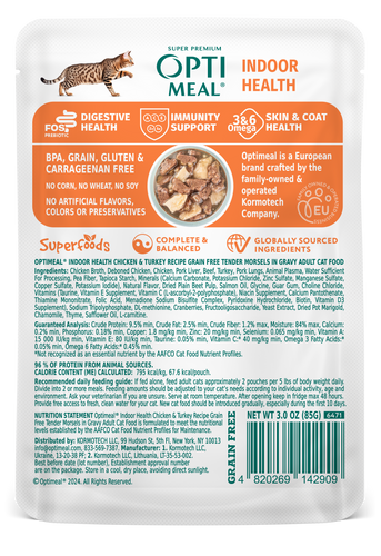 Optimeal® Chicken & Turkey Tender Morsels In Gravy For Adult Cats