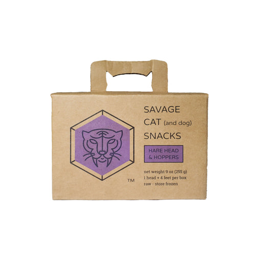 Savage Cat Food Hare Head & Hoppers