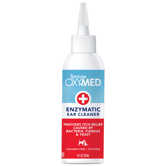 TropiClean OxyMed Enzymatic Ear Cleaner for Pets
